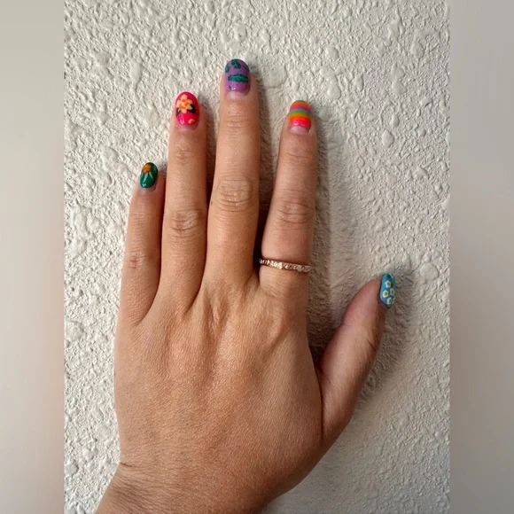 Pieces of Starr 14k Rose Gold Celestial Slice Ring - Picture 7 of 17